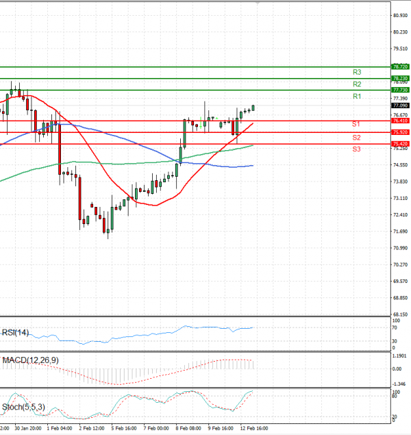 Crude Oil Analysis Technical analysis 13/02/2024