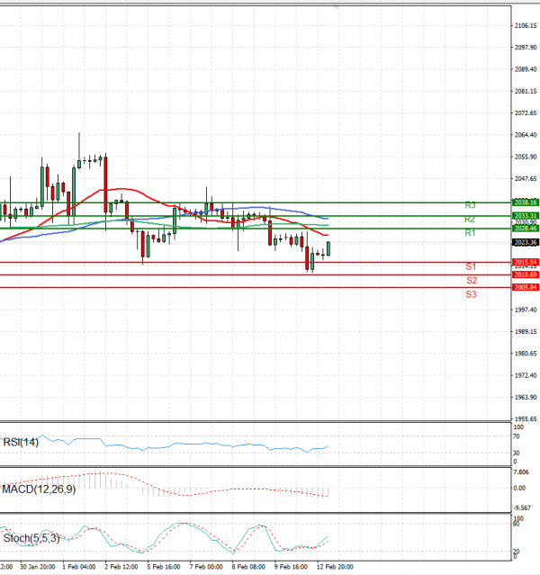 Gold - Usd Dollar Analysis Technical analysis 13/02/2024