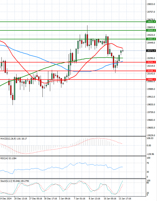 Ger 40 Index Analysis Technical analysis 14/01/2025