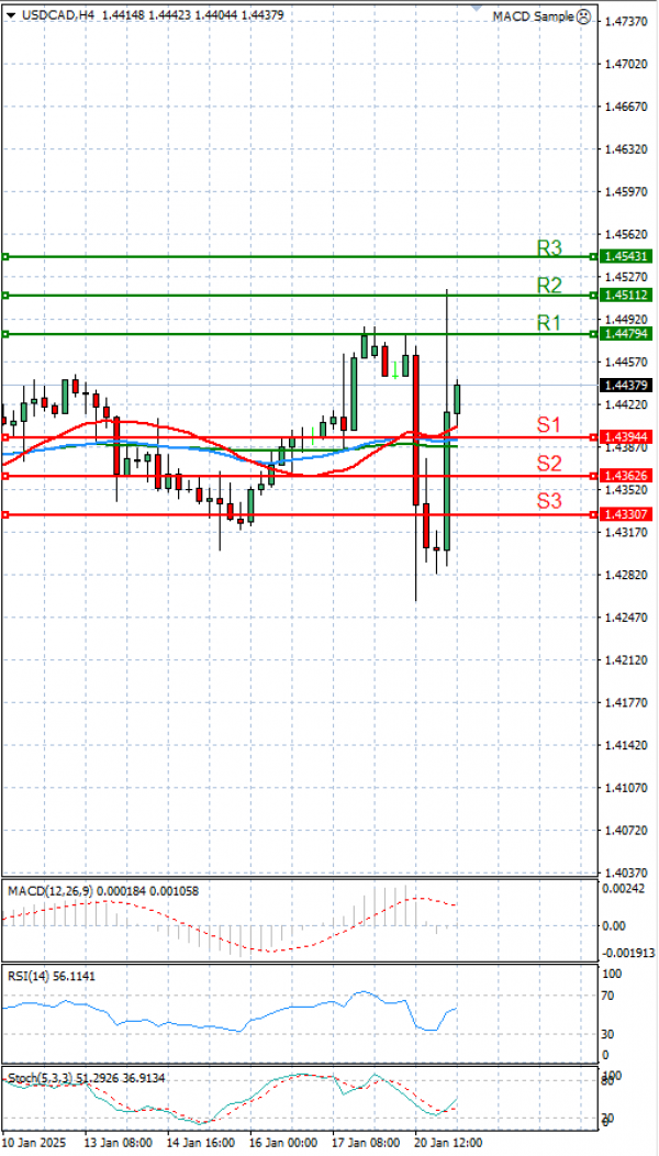 Dollar - Canadian Dollar Analysis Technical analysis 21/01/2025